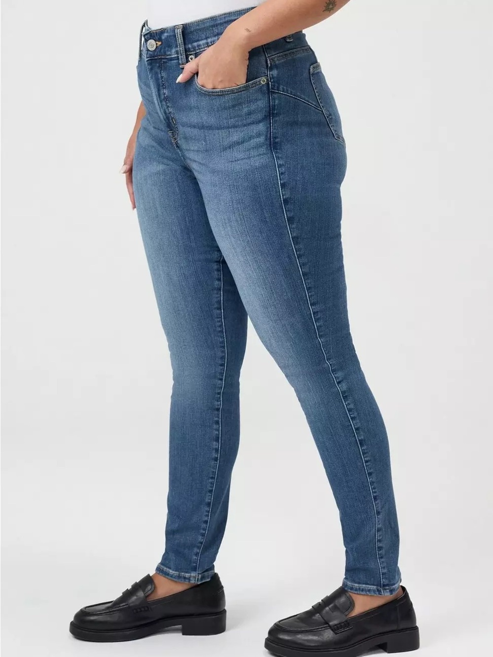torrid Mid-Rise Indigo Skinny Jeans